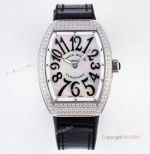 White Pearl Dial Franck Muller Vanguard Diamond Watches For Women 32mm High End Replica (1)_th.jpg